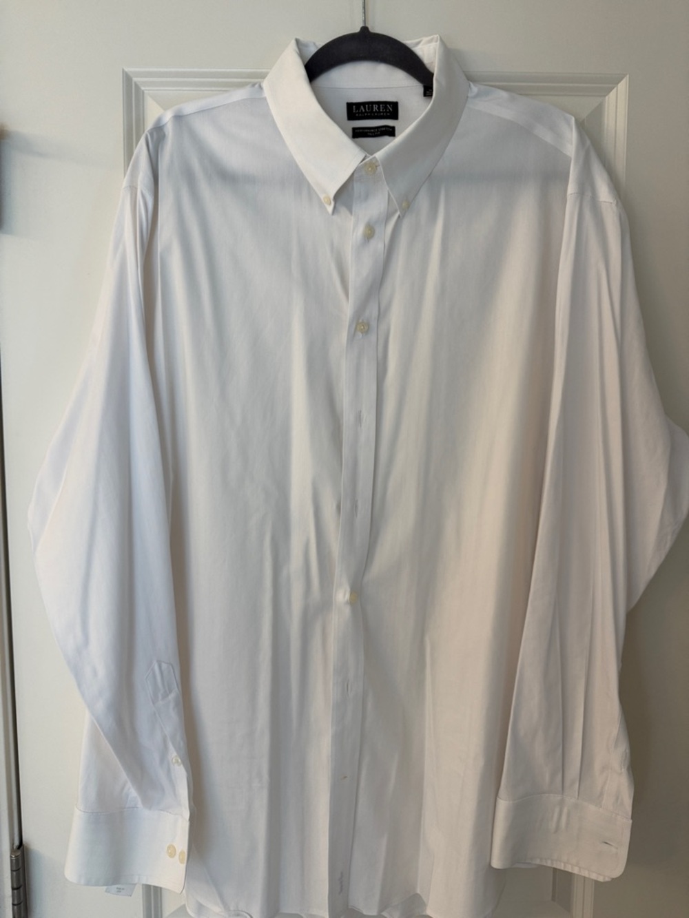 Lauren Ralph Lauren Men's White Button-Front Dress Shirt